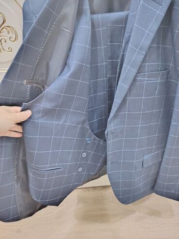 kişi ucun klassik qara kostyum: 1defe geyinilib əla veziyyetdedi — 2