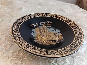 qaqa profil sekilleri: Boşqablar, 1 əd, rəng - Qara, Farfor, Çexiya — 6