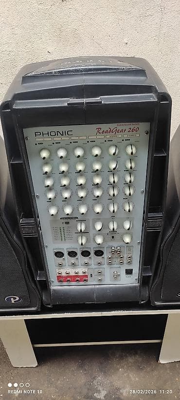 Minidisk və disk pleyerlər: Orginal Aktiv Mikşer Stereo səs avadanlığı satılır.ideal və tam işlək — 8