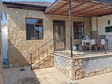 ağ şəhər: Satılır: daş üzlü həyət evi - Ümumi təsvir: Təbii daşla üzlənmiş — 1