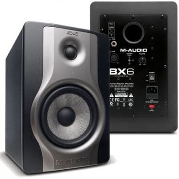 ucuz manitor: M-audio bx6 carbon. Studiya üçün monitor 2 poloslu. LF drayver: 6 — 1