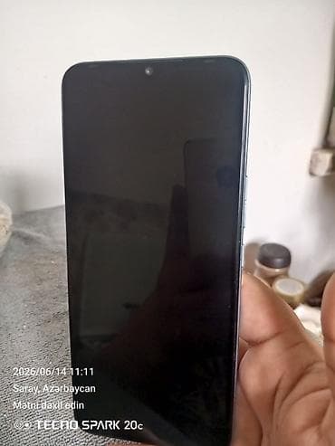 redmi note 12 kabrolari: Tecno Spark 20C, 8 GB, rəng - Mavi, Barmaq izi — 4