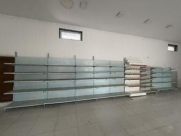 hamam ref: Mağaza üçün vitrin və rəf sistemləri - Metal divar tipli market — 1