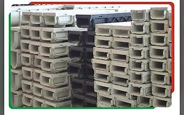 plastik su borulari: Plastik yağış-kanal (drenaj) novları və restləri - Material: yüksək — 1