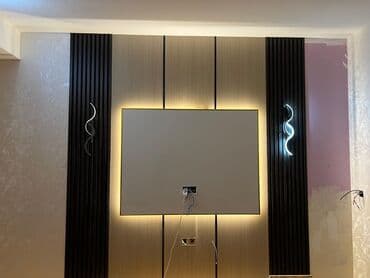 Dizayn, layihə: Məhsul/Xidmət: Daxili təmir və dekor işləri Təsvir: - Vanna otağı — 2