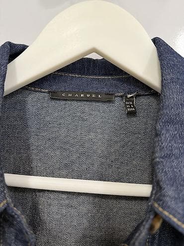usta geyimi: Charuel cins köynək - Material: klassik indigo denim (cins parça) — 2