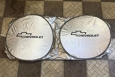 ucuz raf: Chevrolet ön şüşə üçün günqoruyucu pərdə - Model: İki dairəvi — 1