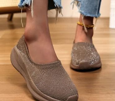 krosovka: Ölçü: 37, rəng - Qəhvəyi, Yeni — 1