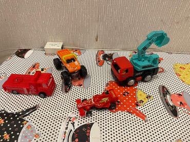 машины для детей: Uşaq oyuncaq maşınları dəsti - 4 ədəd müxtəlif tipli maşın: • — 2