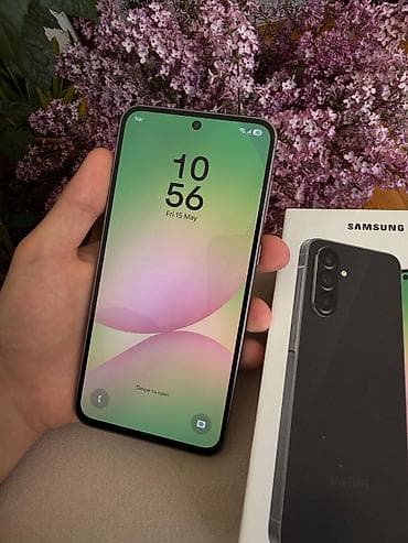 Samsung Galaxy A56 5G, 256 GB, rəng - Boz, İki sim kartlı, Face ID, Barmaq izi