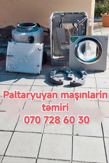 Paltaryuyan maşın ustası Hər növ paltaryuyan maşınların, evə gelmekle
