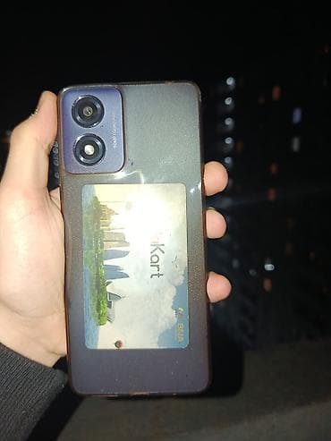 işlenmiş sobalar: Motorola G Pure, 128 GB, rəng - Göy, Barmaq izi — 1