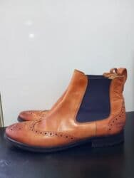 əsgər çəkməsi: Qısaboğaz, Ölçü: 37, rəng - Narıncı, Yeni — 3