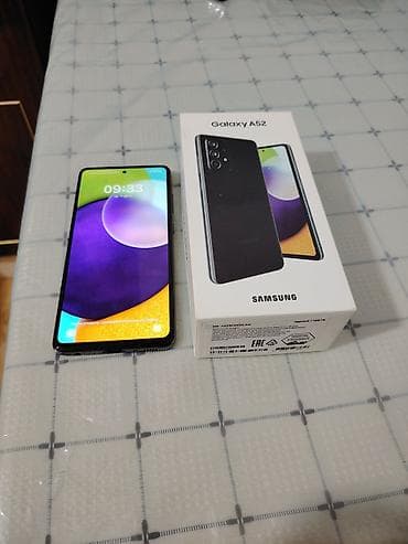 park sensor: Samsung Galaxy A52, 128 GB, rəng - Qara — 1