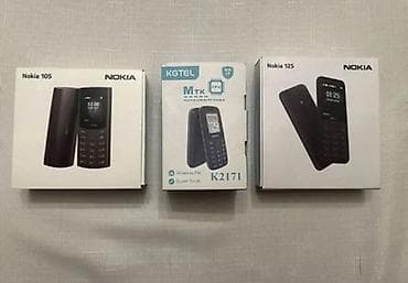 Məhsul: Mobil telefonlar (bir neçə model) Təsvir: - Nokia 105 (qutu