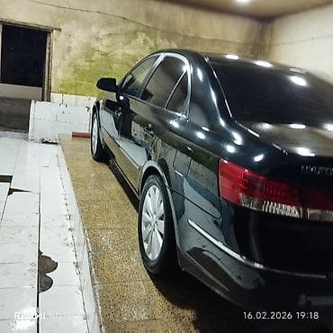 cruze diskleri: Hyundai Sonata sedan – qara rəngli, klassik dizayn. Texniki və xarici — 8