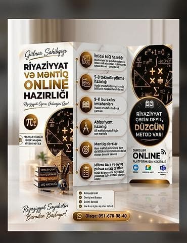 ucuz yuk daşıma: Repetitor, Riyaziyyat, Abituriyent hazırlığı — 2