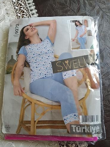 prada eynək: Qadın pijama dəsti – Swella - Brend: Swella - Ölçü: S–M və L-XL — 3