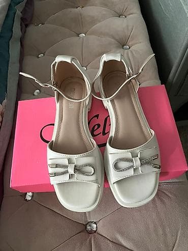 qadin ayaqqabı: Ölçü: 37, rəng - Bej, Yeni — 4