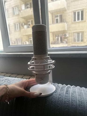 HyperX QuadCast S USB mikrofon – ağ rəng Xüsusiyyətlər: - USB