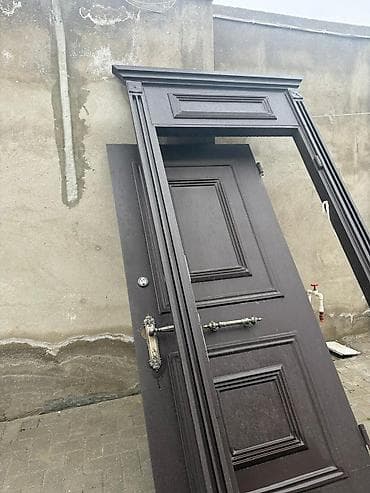 seyf gapı: Metal giriş qapısı və korpus dəsti - Material: qalın metal — 1