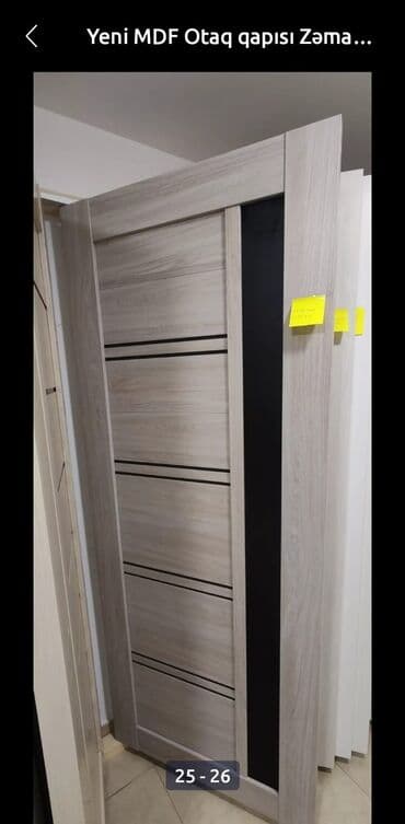 otag qapilar: Yataq otağı üçün Yeni Otaq qapısı 90x205 sm Naliçnik ilə, Ödənişli quraşdırma, Pulsuz çatdırılma — 4