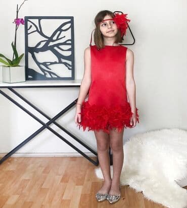 кыргызские национальные платья на кыз узатуу: Детское платье, Праздничное, 8 - 9 лет — 1