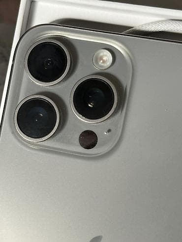 mac utu feni: IPhone 15 Pro Max, 256 GB, Natural Titanium, Zəmanət, Simsiz şarj, Face ID — 2