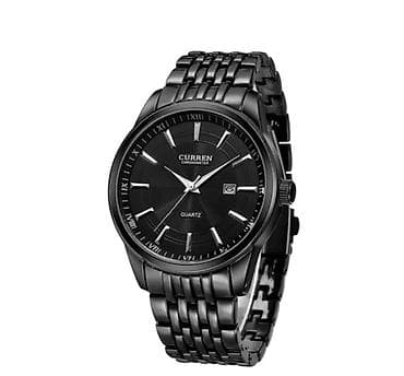 Смарт часы: Б/у, Наручные часы, Curren, цвет - Черный — 1