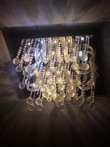 lüstralar: Çılçıraq, 10 və daha çox lampa, Şüşə — 4