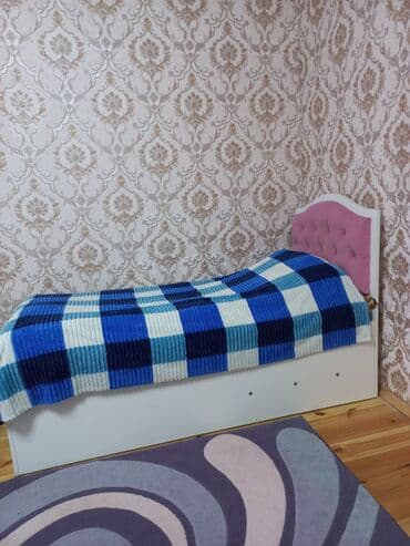 tek carpayı: İşlənmiş, Təknəfərlik çarpayı, Bazalı, Matras ilə, Siyirməsiz — 5