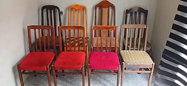 Qonaq otağı üçün, İşlənmiş, Qatlanmayan, Stul