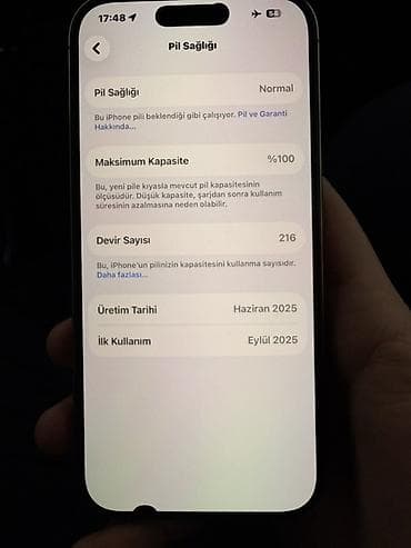 ikinciel iphone: IPhone 16 Pro, 128 GB, Desert Titanium, Face ID — 2