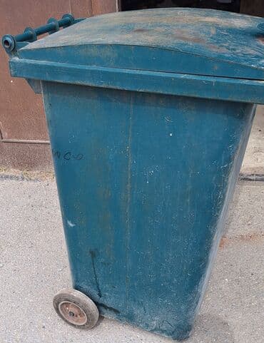 Soyuducu avadanlığı: Təkərli zibil qabı – 240L tipli - Material: qalın dəmir (hava — 3