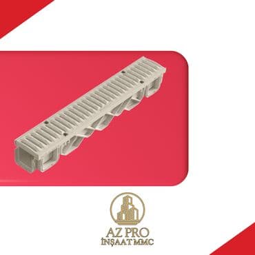 azərtunelsutikinti mmc: Plastik drenaj kanalları Suvarma, suyun çəkilməsi və drenaj — 4