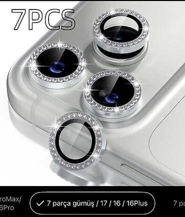 iphone 8 plus 256 gb: IPhone kamera linzası üçün qoruyucu halqa dəsti – 7 ədəd (gümüş rəng) — 1