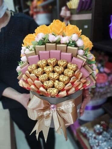 şokolad xonçası: Sokolad xoncalari sifarisle hazirlanir.Sifarisler en az 3-4 gun — 3