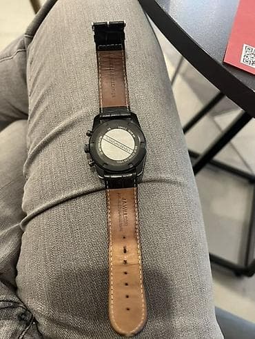 aksesuarlar: Emporio Armani kişi qol saatı - Korpus: mat qara tonlu paslanmayan — 4