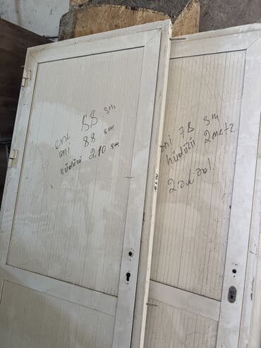hamam qapları: Aliminum çərçivəli 4 ədəd qapı ölçülər 70x 2 metr 1 ədəd 78 x 2 metr — 6