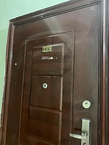Mənzil üçün İşlənmiş Giriş qapısı Glazok ilə, Ödənişli çatdırılma — 2
