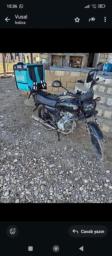 Moto-taksi/dostavka üçün hazır paketli motosiklet - Model: Hamta