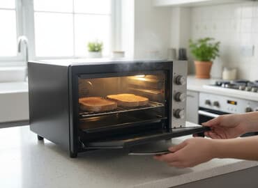 çuqun soba: Duxovka Gorgel, Elektrik, rəng - Qara, Quraşdırılan, İşlənmiş — 1