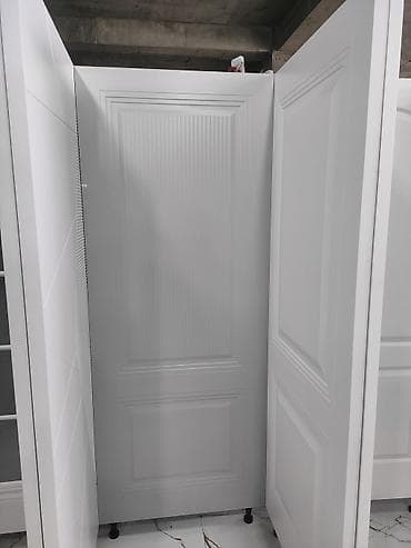 gozel tort sekilleri: Ağ rəngli MDF qapı - Material: keyfiyyətli MDF, hamarlanmış və boyalı — 3