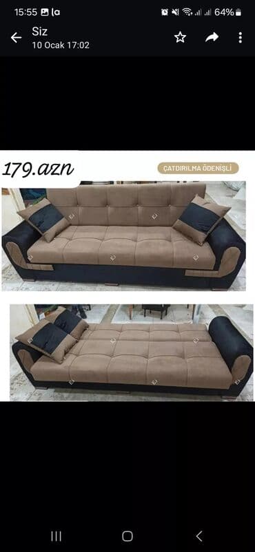 ofis əşyaları: Di̇van-kravat, Açılan, Bazalı, Pulsuz çatdırılma — 7