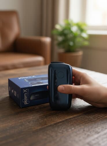 mirvari haqqinda melumat: Səliqəli şəkildə qorunmuş, tünd mavi rəngli Ploom X Advanced satılır — 1