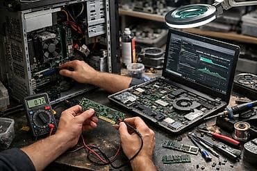 Komputerlərin təmiri və texniki xidmət - Stolüstü PC və notbukların