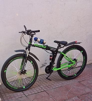 VeloCruz dağ velosipedi - Çərçivə: qatlanan (folding) alüminium tipli