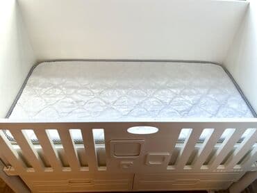 yastık: Oğlan və qız üçün, Dördbucaq, Beşik, Dəstsiz, Matras ilə, Yellənmə mexanizmsiz — 3