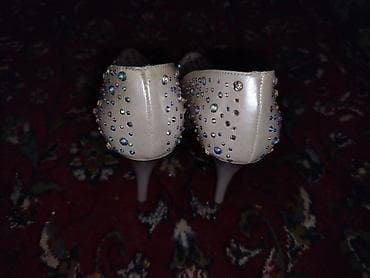 toy: MeShure brendi qadın ayaqqabısı – parıldayan daşlarla bəzədilmiş — 4