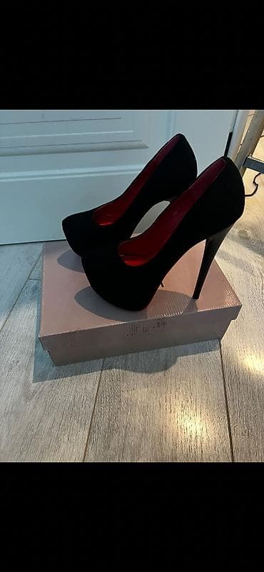 saat qadin: Tuflilər, Ölçü: 36, rəng - Qara, Yeni — 3